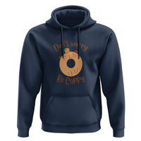 Capybara Lover Hoodie Don't Worry Be Cappy Funny Cute Donut Lover - Wonder Print Shop