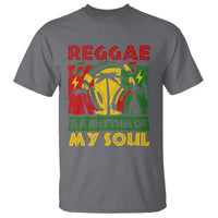 Reggae Is A Rythm Of My Soul Jamaica Music T Shirt - Wonder Print Shop