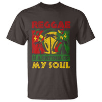 Reggae Is A Rythm Of My Soul Jamaica Music T Shirt - Wonder Print Shop