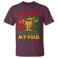Reggae Is A Rythm Of My Soul Jamaica Music T Shirt - Wonder Print Shop