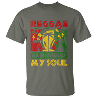 Reggae Is A Rythm Of My Soul Jamaica Music T Shirt - Wonder Print Shop