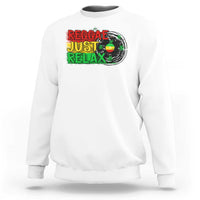 Funny Reggae Just Relax Cannabis Weed 420 Sweatshirt - Wonder Print Shop