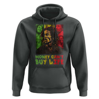 Legend Bob Hoodie Money Can't Buy Life Jamaican Reggae - Wonder Print Shop