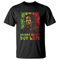 Legend Bob T Shirt Money Can't Buy Life Jamaican Reggae - Wonder Print Shop
