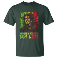 Legend Bob T Shirt Money Can't Buy Life Jamaican Reggae - Wonder Print Shop