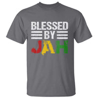 Blessed By Jah Jamaican Rastafari Rasta T Shirt - Wonder Print Shop