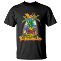 Mele Kalikimaka Christmas In Hawaii Xmas Light Pineapple T Shirt - Wonder Print Shop