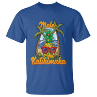 Mele Kalikimaka Christmas In Hawaii Xmas Light Pineapple T Shirt - Wonder Print Shop