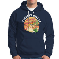 Christmas In Hawaii Hoodie Hawaiian Snowman You Don't Have To Shovel Sunshine - Wonder Print Shop