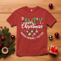 Family Christmas 2023 Making Memories Together Matching T Shirt - Wonder Print Shop