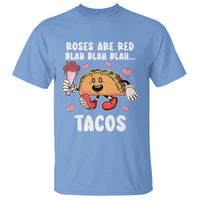 Valentine's Day T Shirt Roses Are Red Blah Tacos Funny Food Lover - Wonder Print Shop