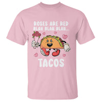 Valentine's Day T Shirt Roses Are Red Blah Tacos Funny Food Lover - Wonder Print Shop