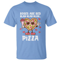 Valentine's Day T Shirt Roses Are Red Blah Pizza Funny Food Lover - Wonder Print Shop