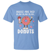 Valentine's Day T Shirt Roses Are Red Blah Donut Funny Food Lover - Wonder Print Shop