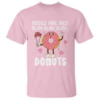 Valentine's Day T Shirt Roses Are Red Blah Donut Funny Food Lover - Wonder Print Shop