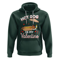 Valentine's Day Hoodie Funny Dachshund Hot-Dog Is My Valentine - Wonder Print Shop