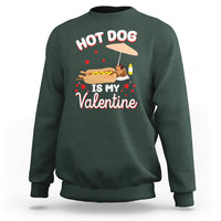 Valentine's Day Sweatshirt Funny Dachshund Hot-Dog Is My Valentine - Wonder Print Shop