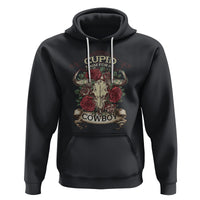 Valentine's Day Hoodie Cupid Aim For A Cowboy Western - Wonder Print Shop