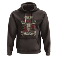 Valentine's Day Hoodie Cupid Aim For A Cowboy Western - Wonder Print Shop