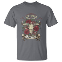 Valentine's Day T Shirt Cupid Aim For A Cowboy Western - Wonder Print Shop