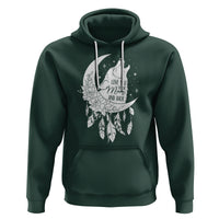 Valentine's Day Hoodie Love You To The Moon And Back Wolf - Wonder Print Shop
