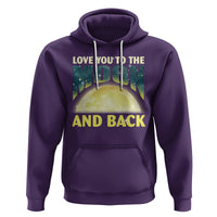 Valentine's Day Hoodie Love You To The Moon And Back - Wonder Print Shop