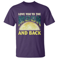 Valentine's Day T Shirt Love You To The Moon And Back - Wonder Print Shop
