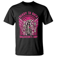 Skeleton Ready To Rock Valentine's Day T Shirt - Wonder Print Shop