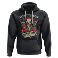 Skeleton Ready To Rock Valentine's Day Hoodie - Wonder Print Shop