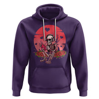 Anti Valentine's Day Hoodie Skeleton Gamer Video Game - Wonder Print Shop