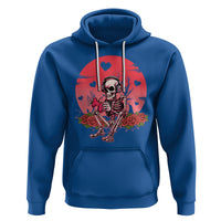 Anti Valentine's Day Hoodie Skeleton Gamer Video Game - Wonder Print Shop