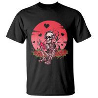 Anti Valentine's Day T Shirt Skeleton Gamer Video Game - Wonder Print Shop