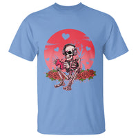 Anti Valentine's Day T Shirt Skeleton Gamer Video Game - Wonder Print Shop