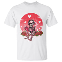 Anti Valentine's Day T Shirt Skeleton Gamer Video Game - Wonder Print Shop