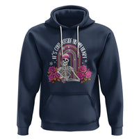 Anti Valentine's Day Hoodie It's Cold Outside Like My Heart Skeleton - Wonder Print Shop