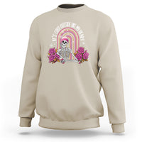 Anti Valentine's Day Sweatshirt It's Cold Outside Like My Heart Skeleton - Wonder Print Shop