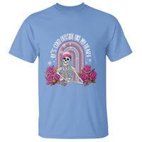 Anti Valentine's Day T Shirt It's Cold Outside Like My Heart Skeleton - Wonder Print Shop