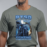 PTSD T Shirt You Never Know What We Are Fighting Underneath The Smile Veteran - Wonder Print Shop
