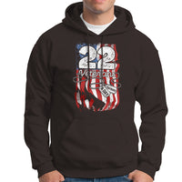 PTSD Hoodie 22 Veterans A Day Veteran Suicide Awareness - Wonder Print Shop