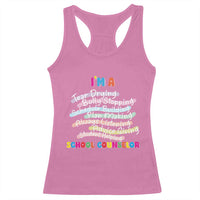 I'm A School Counselor Racerback Tank Top School Psychologist