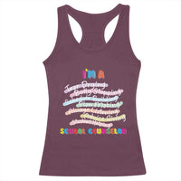 I'm A School Counselor Racerback Tank Top School Psychologist