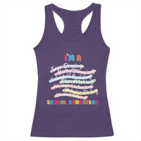 I'm A School Counselor Racerback Tank Top School Psychologist
