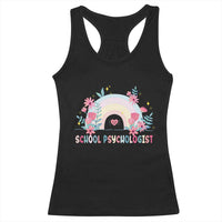 Mental Health School Psychologist Racerback Tank Top