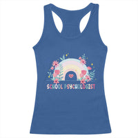 Mental Health School Psychologist Racerback Tank Top