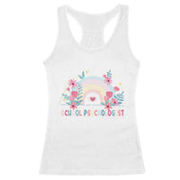 Mental Health School Psychologist Racerback Tank Top