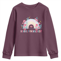 Mental Health School Psychologist Youth Sweatshirt
