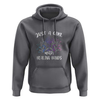 Masseuse Hoodie Just a Girl with Healing Hands Massage Therapy