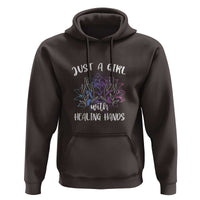 Masseuse Hoodie Just a Girl with Healing Hands Massage Therapy