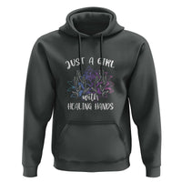 Masseuse Hoodie Just a Girl with Healing Hands Massage Therapy