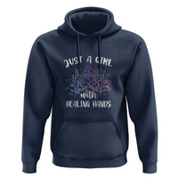 Masseuse Hoodie Just a Girl with Healing Hands Massage Therapy
